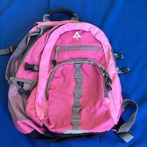High Sierra Pink and Gray Backpack